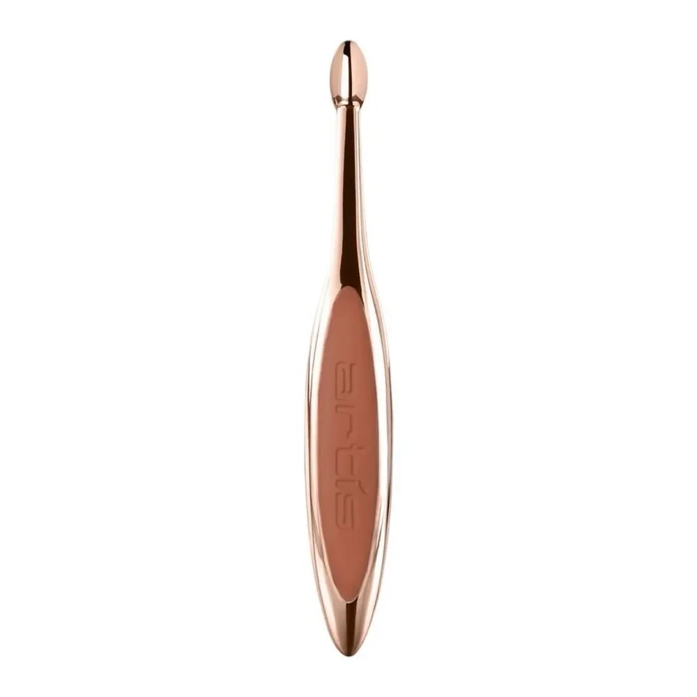The Artis Oval Brushes Elite Collection Rose Gold Finish Oval 3 Brush
